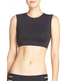 Vince Camuto Strappy Cropped Bikini Top