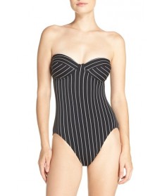 Vince Camuto Underwire One-Piece Swimsuit  - Black
