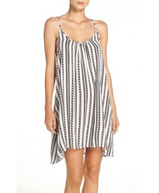 Elan Print Cover-Up Dress  - White