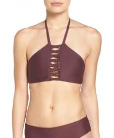 Mikoh West Oz Halter Bikini Top