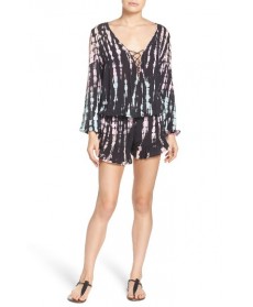 Surf Gypsy Tie-Dye Cover-Up Romper