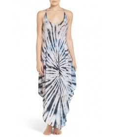 Surf Gypsy Tie-Dye Cover-Up Dress  - Blue