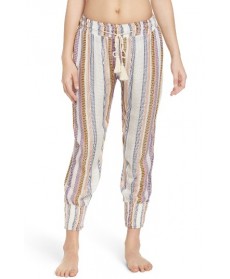Surfe Gypsy Stripe Cover-Up Pants  - Ivory