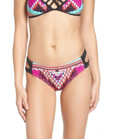 The Bikini Lab Bazket Case Hipster Bikini Bottoms  - Purple