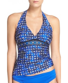 La Blanca Daily Grind Tankini Top  - Green