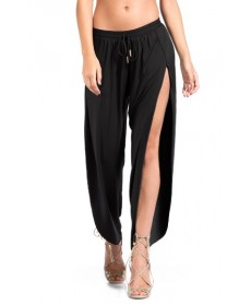 Robin Piccone Side Split Cover-Up Pants