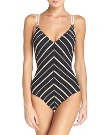 Robin Piccone Harper One-Piece Swimsuit  - Black