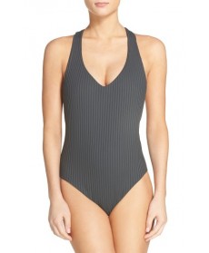 Boys + Arrows Bad News Beck One-Piece Swimsuit - Grey