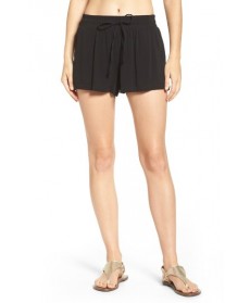 Green Dragon Manhattan Cover-Up Shorts  - Black