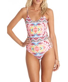 Billabong Geo Print One-Piece Swimsuit