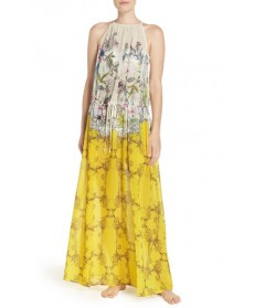 Ted Baker London Passion Flower Cover-Up Dress - Yellow