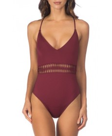 Kenneth Cole Weave Your Own Way One-Piece Swimsuit