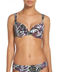 Tommy Bahama Lively Leaves Underwire Bikini Top8DD - Green