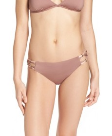 Dolce Vita Beaded Bikini Bottoms - Brown