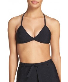 Seafolly Lola Rae Bikini Top US / 6 AU - Black