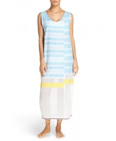 Lemlem Aziza Cover-Up Dress - Blue