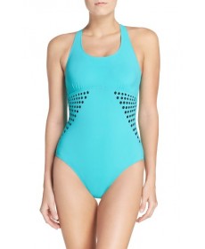 Profile By Gottex Cutting Edge One-Piece Swimsuit - Blue