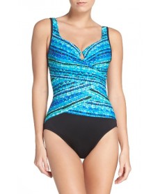 Miraclesuit Night Lights Escape Underwire One-Piece Swimsuit