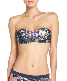 Ted Baker London Enchanted Underwire Bikini Top6DD/E (DD/3D US) - Blue