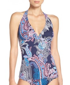 Tommy Bahama Paisley Print Tankini Top