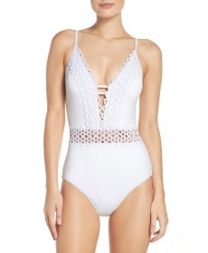 Becca Siren One-Piece Swimsuit - White
