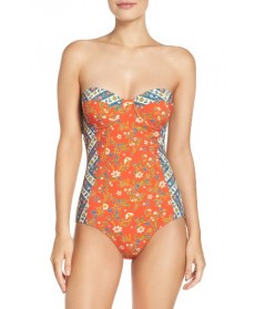 Tory Burch Underwire One-Piece Swimsuit