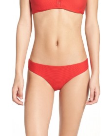 Tavik Ali Ribbed Bikini Bottoms - Red