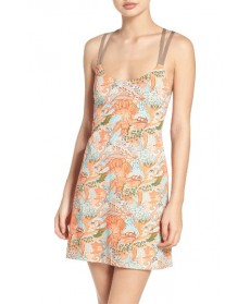 Maaji Flowery Mosaic Cover-Up Dress - Orange