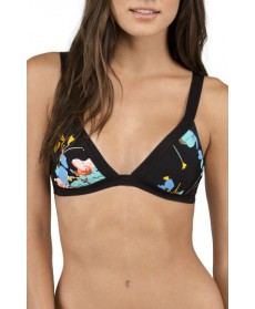 Volcom Buds Forever Triangle Bikini Top - Black