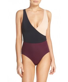 Solid & Striped Ballerina One-Piece Swimsuit