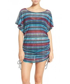 Profile By Gottex Cozumel Cover-Up Tunic - Blue