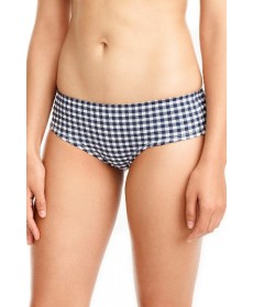  J.crew Gingham Boy Short Bottoms, Size XX-Small - Blue