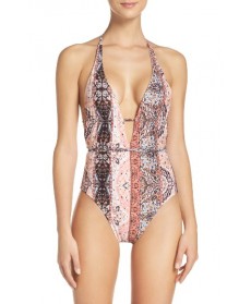 L Space Pamela Halter One-Piece Swimsuit