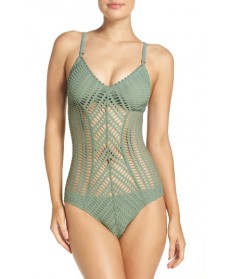 Robin Piccone Sophia One-Piece Swimsuit - Green