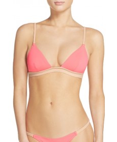 Solid & Striped Morgan Bikini Top - Pink