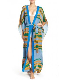 Diane Von Furstenberg Cover-Up Wrap Dress - Blue