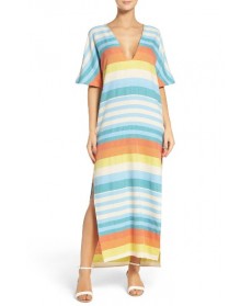 Mara Hoffman Stripe Cover-Up Dress - Ivory