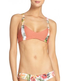 Boys + Arrows Dancing Dixie Bikini Top - Orange