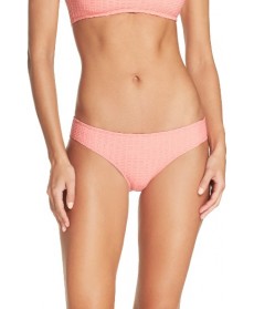 Lucky Brand Sucker For Pretty Hipster Bikini Bottoms - Coral