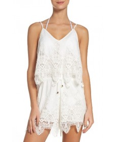 Suboo Prairie Cover-Up Romper - White