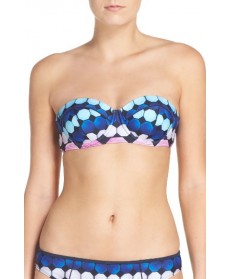 Ted Baker London Marina Mosaic Bikini Top4DD/E (DD/3D US) - Blue