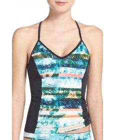 Zella Print Tankini Top