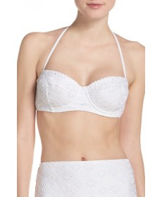 Kate Spade New York Half Moon Bay Underwire Bikini Top - White