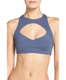 Boys + Arrows Mack The Murderer Racerback Bikini Top - Blue