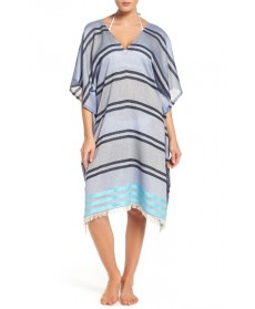 Echo Mambo Stripe Cover-Up Caftan