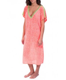 Pitusa Cover-Up Midi Dress - Pink