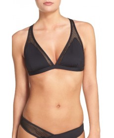 Dolce Vita Courtside Bikini Top - Black