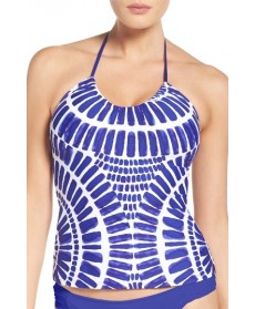 Trina Turk Algiers Tankini Top - Blue