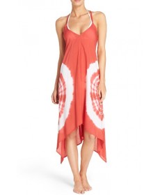 Elan Cover-Up Dress - Red