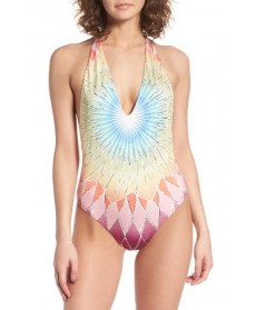 Billabong Sunshine Daze Cutout One-Piece Swimsuit - Pink